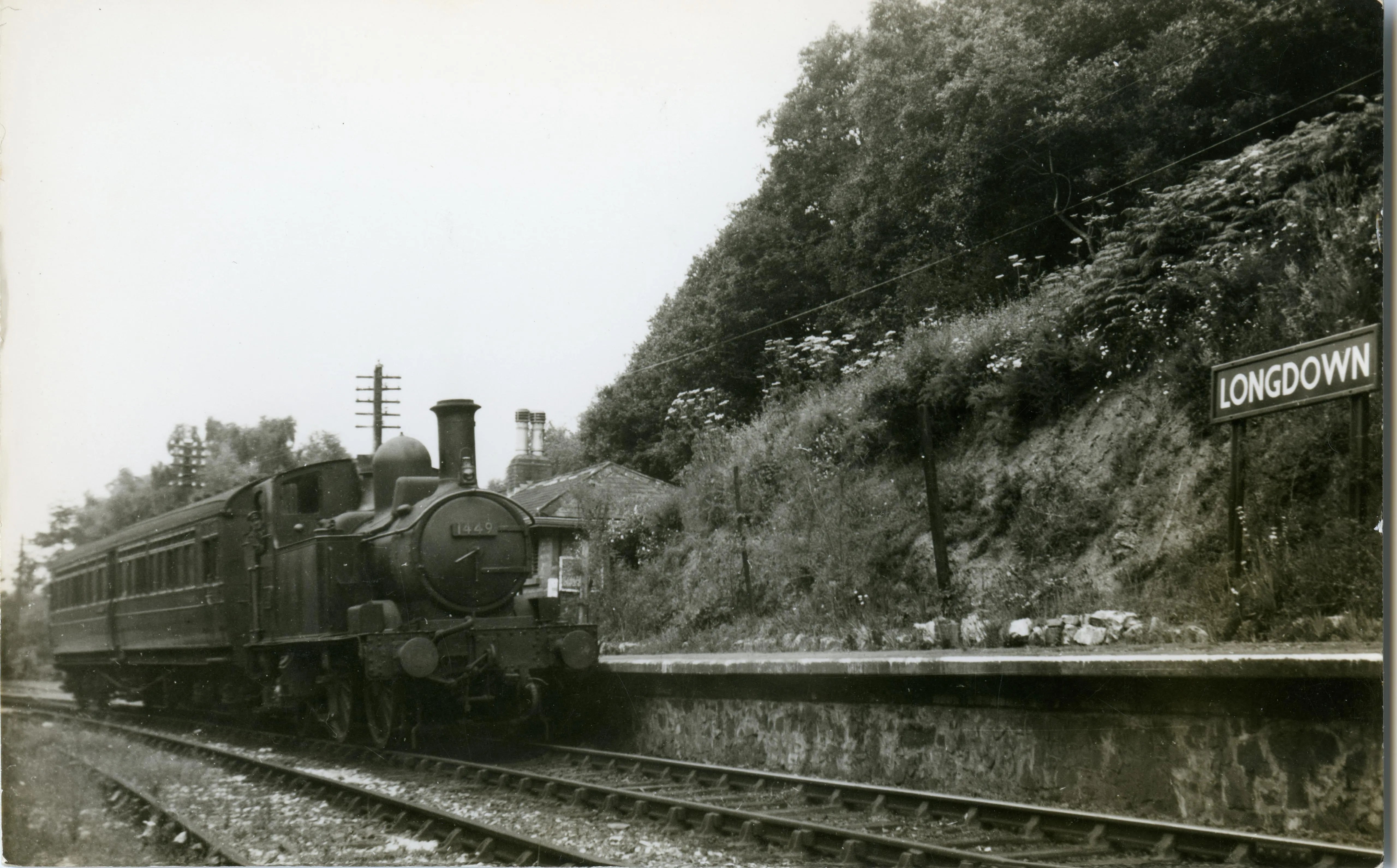 Longdown Railway Station — closed since 1958